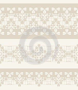 Vector Set of lace ribbons