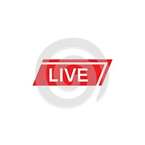 vector set of live streaming icon multimedia logo