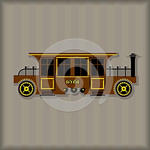 Vector set Steampunk design elements