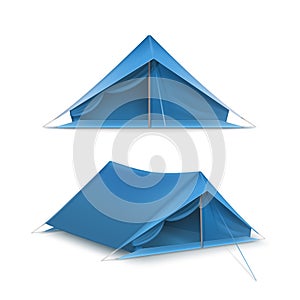 Vector set of Tourist tents design vector illustration