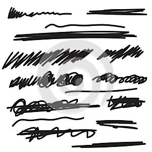 Vector set underline.