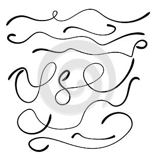 Vector set underline.