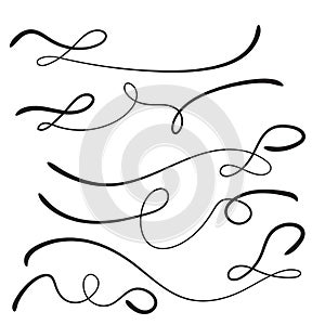 Vector set underline.