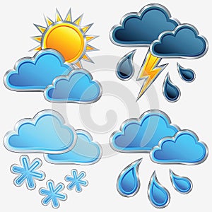 Vector Set weather icon