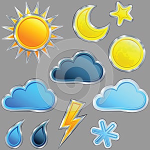 Vector Set weather icon