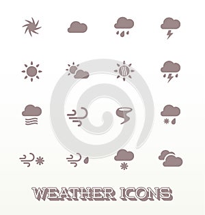 Vector Set: Weather Icons