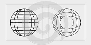 Vector set of Y2K. Large set of retro objects for design. Modern abstract forms.