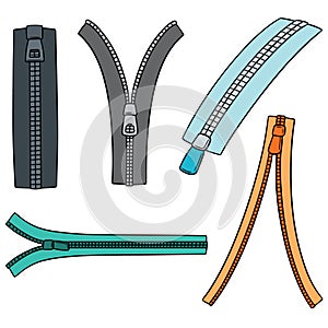 Vector set of zip