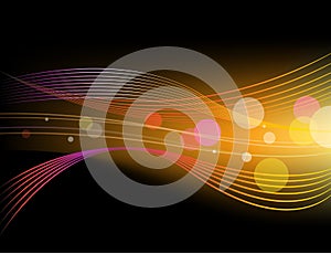 Vector shiny abstract horizontal background