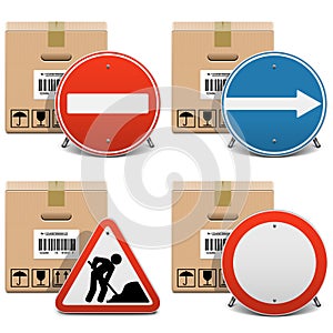 Vector Shipment Icons Set 23