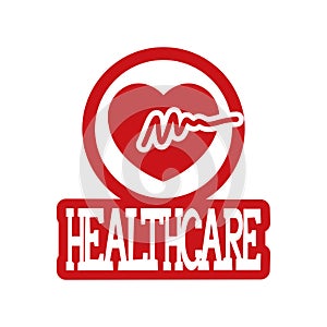 Vector sign. Healthcare.