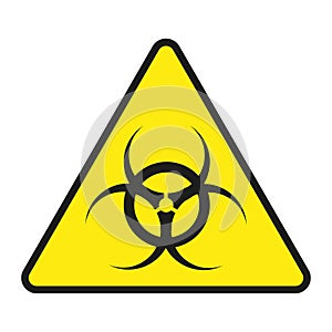 Vector sign toxic. Sign toxic isolated. Symbol Warning toxic. Sign nuclear. Radiation sign