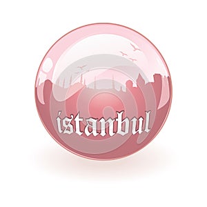 vector Silhouette of Istanbul