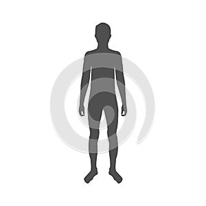 Vector silhouettes of man