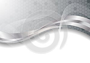 Vector silver abstract background