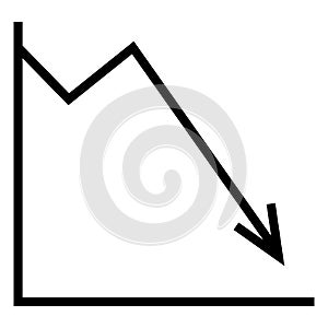 Vector Single Analitic Icon - Graph