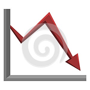 Vector Single Analitic Icon - Graph