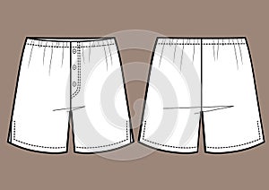 Vector Sketch Men Boxers Pants