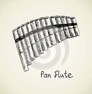 Vector Sketch Panpipe