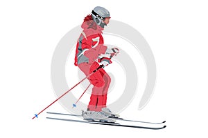 Vector skier