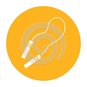 Vector Skipping Rope Within A Circle Icon