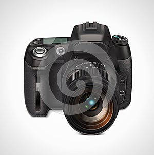 Vector SLR camera XXL icon