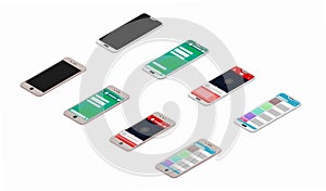 Vector Smartphone Screens