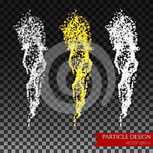 Vector smoke design element