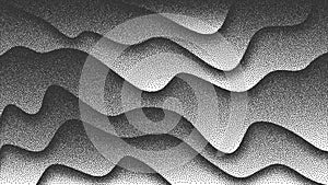 Vector Smooth Lines Dotwork Background