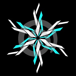 Vector snowflake