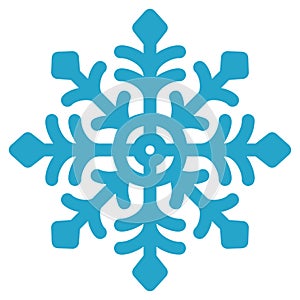 Vector snowflake icon for Christmas decoration, banners, cards and patterns