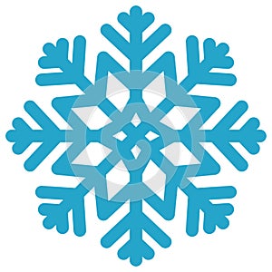 Vector snowflake icon for Christmas decoration, banners, cards and patterns