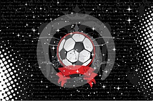 Vector soccer ball