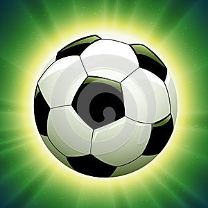 Vector soccer ball