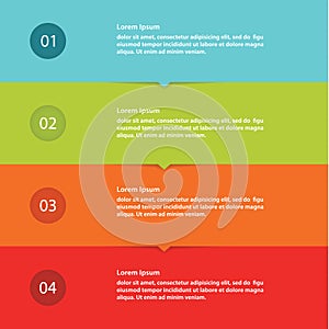 Vector - solid box template, pointer.