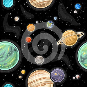 Vector Space Seamless Pattern