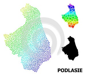 Vector Spectral Pixel Map of Podlasie Province