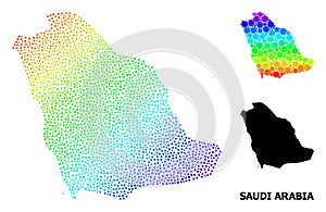 Vector Spectral Pixel Map of Saudi Arabia