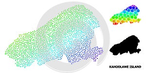Vector Spectral Pixelated Map of Kahoolawe Island