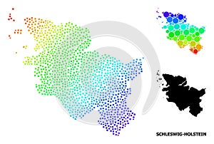 Vector Spectral Pixelated Map of Schleswig-Holstein State