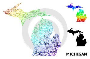 Vector Spectrum Pixel Map of Michigan State