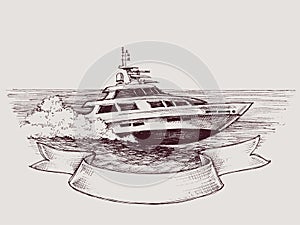 Vector speed boat