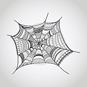 Vector spider-web