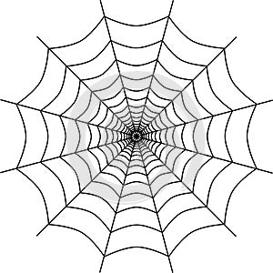 Vector spider web icon illustration design