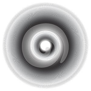 Vector Spiral Striped background