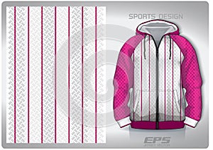 Vector sports shirt background image.White and pink antislip steel floor pattern design, illustration, textile background for