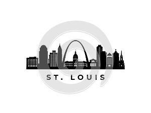 Vector St.Louis skyline. T