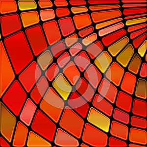 vector stained-glass mosaic background