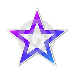 Vector Star icon isolated