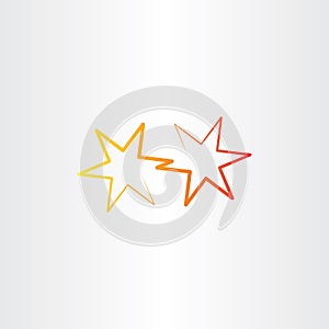 vector star icon sign illustration